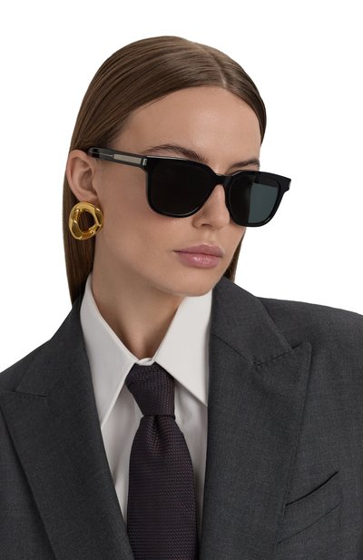 Солнцезащитные очки SAINT LAURENT черного цвета по цене 52800 руб., арт. SL 711/K 001, фото 3 Солнцезащитные очки SAINT LAURENT, арт. SL 711/K 001, фото 3