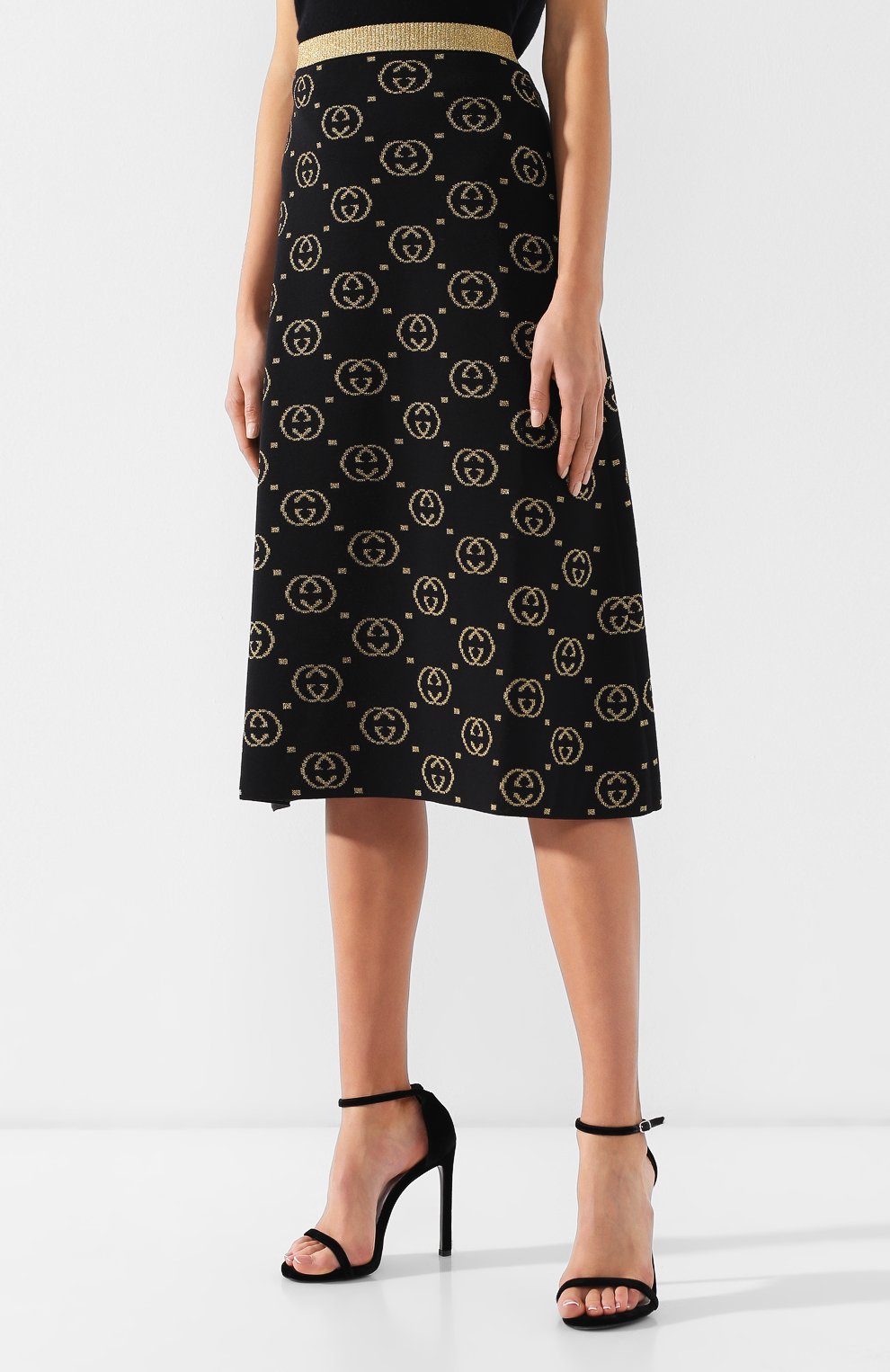 Шерстяная юбка GUCCI, арт. 555179/XKAH9, фото 3