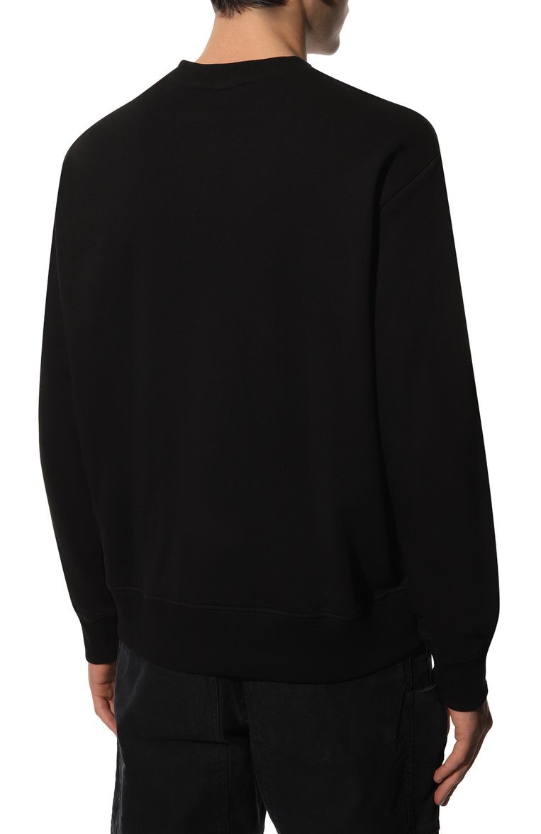 Хлопковый свитшот VERSACE JEANS COUTURE, арт. 72GAIT19-72UP302 R CENTERED VEMBLEM 0RGANIC FLEECE, фото 1