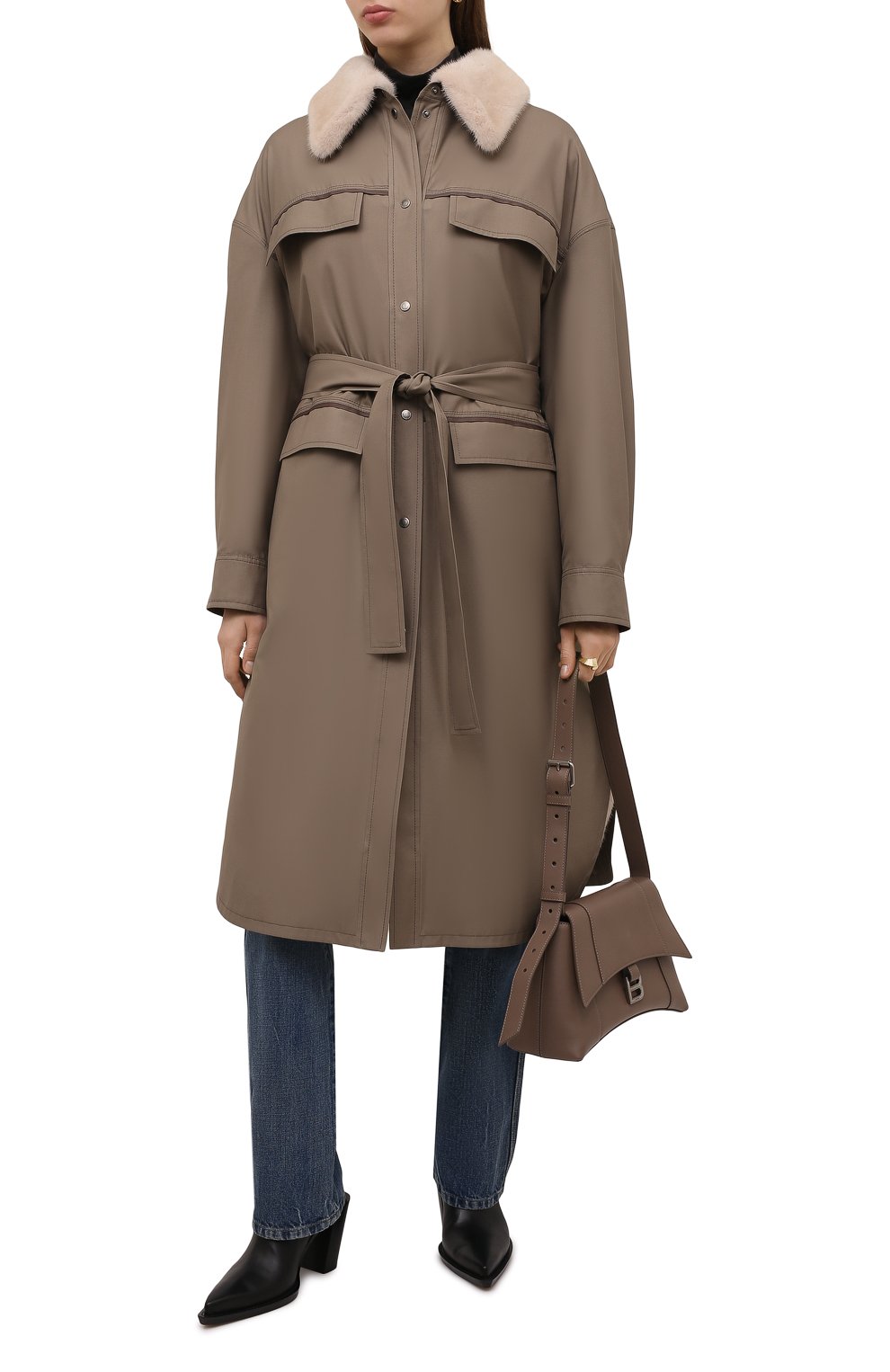 Пальто с меховой подкладкой VICTORIA KUSENKOVA, арт. 709009612553, фото 2