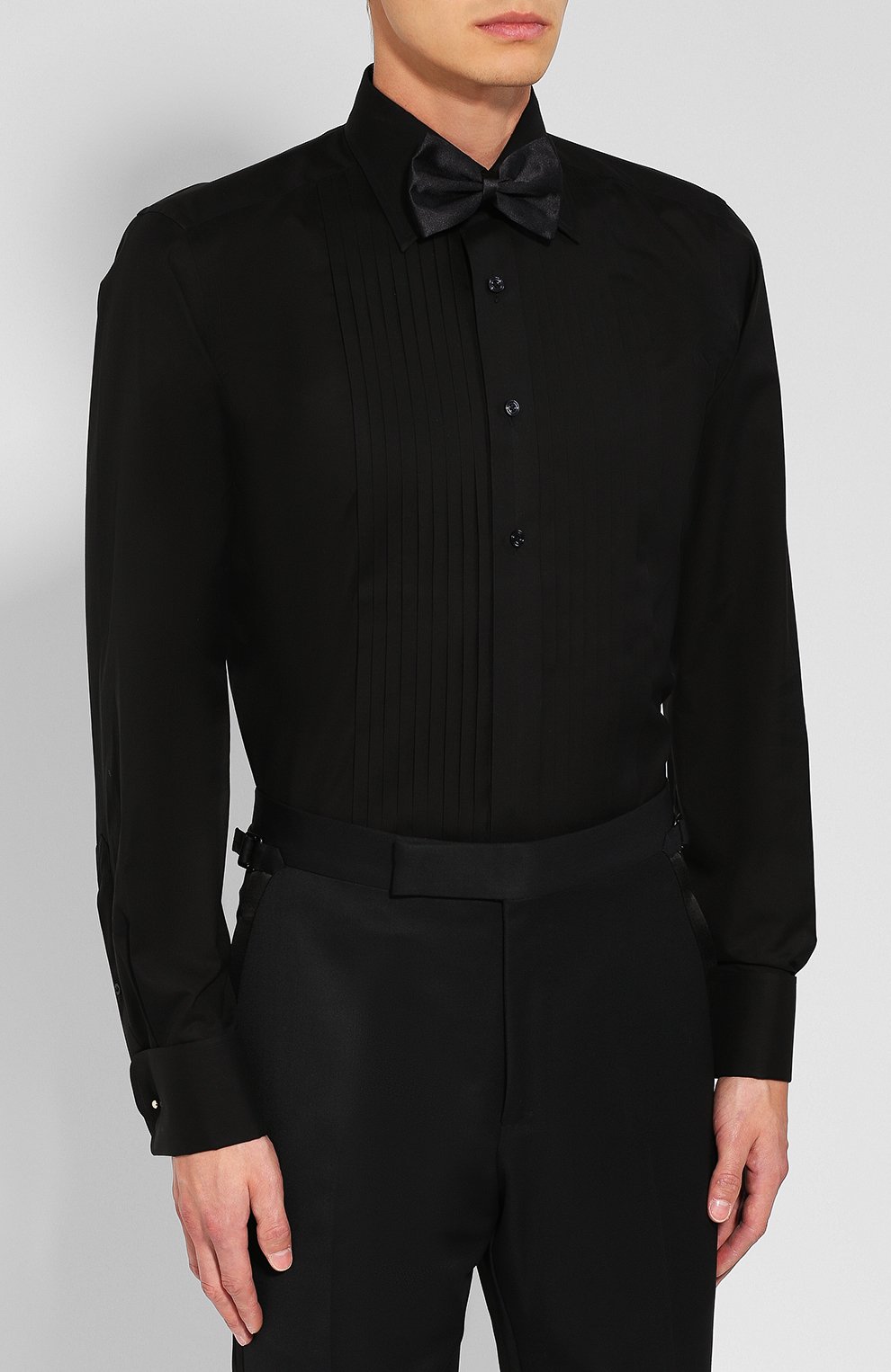 Хлопковая сорочка под смокинг TOM FORD, арт. 4FT288/94SIJE, фото 4