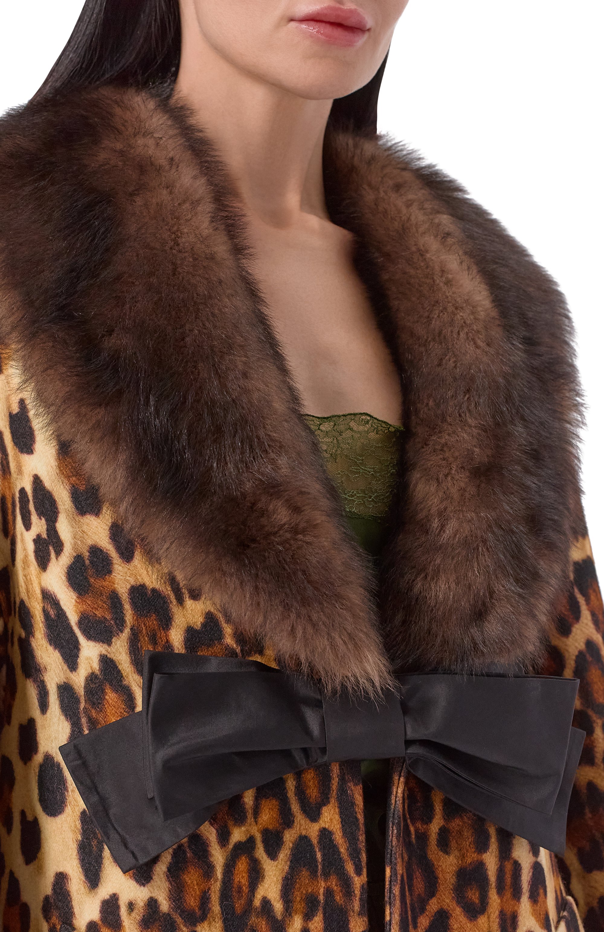 Шерстяное пальто с отделкой из ягненка VALENTINO, арт. 8B3CA441/A1H, фото 5