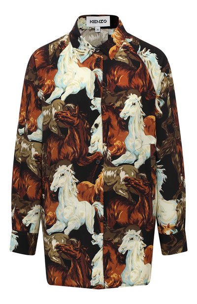 Шелковая рубашка KENZO, арт. FA62CH028522, фото 1