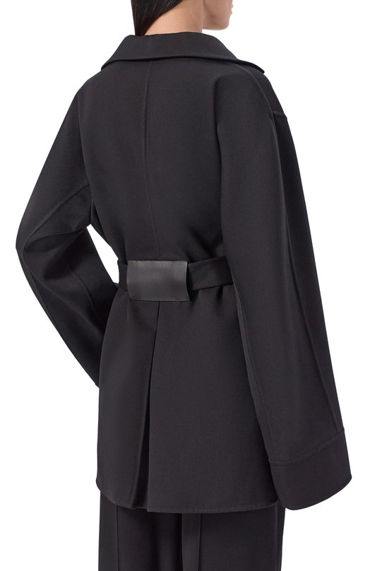 Шерстяной жакет Alaia AA9V1250W130C Чёрный  AA9V1250W130C Фото 4