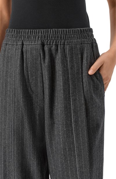 Брюки из шерсти и хлопка ISABEL BENENATO, арт. DW42F25, фото 5