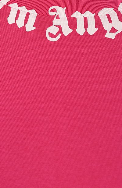 Хлопковая футболка PALM ANGELS, арт. PWAA023F24JER001, фото 5