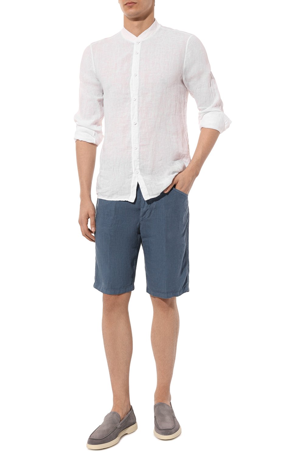 Льняные шорты 120% LINO, арт. 31ALIM2120/0000253/000, фото 2