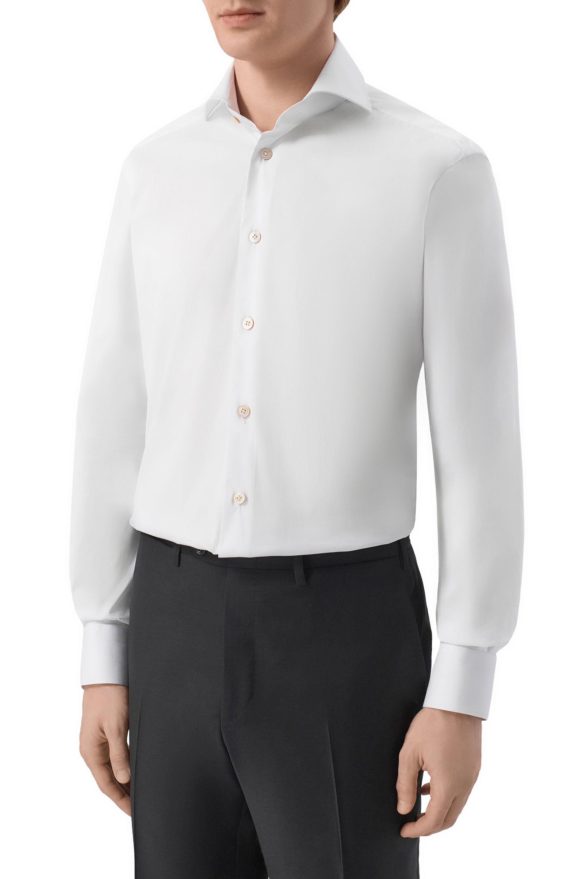 Хлопковая сорочка KITON, арт. UCIH08088, фото 3