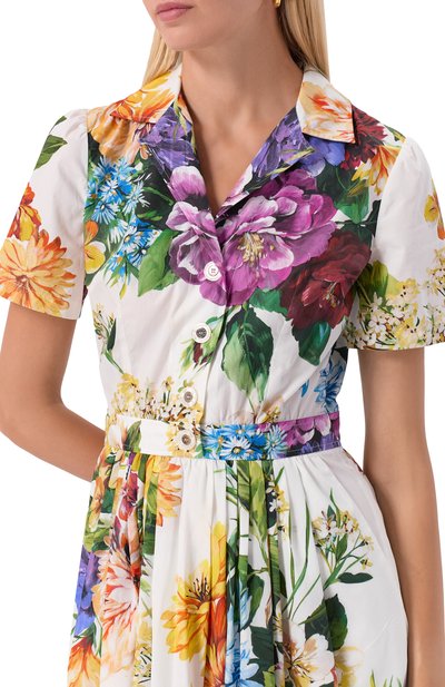 Хлопковое платье DOLCE & GABBANA, арт. F6TVLT/HS5TR, фото 4