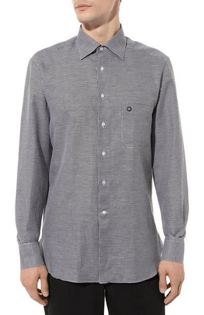 Рубашка из хлопка и льна STEFANO RICCI, арт. MC006892/R2561, фото 3