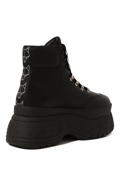 Кожаные ботинки spike NAKED WOLFE черного цвета по цене 35600 руб., арт. SPIKE/LEATHER, фото 5 Кожаные ботинки spike NAKED WOLFE, арт. SPIKE/LEATHER, фото 5