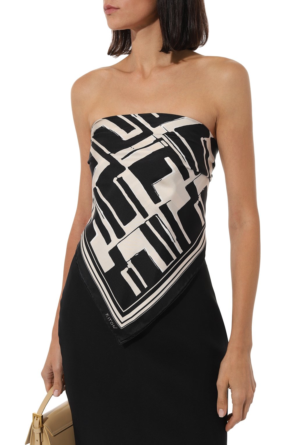 Шелковый платок KITON, арт. D53754XC5028, фото 2