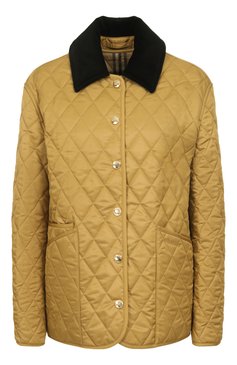 Женская куртка BURBERRY бежевого цвета, арт. 8108989 | Фото 1 (Материал внешний: Синтетический материал; Материал подклада: Хлопок; Рукава: Длинные; Длина (верхняя одежда): Короткие; Кросс-КТ: Куртка, Легкие; Стили: Кэжуэл)
