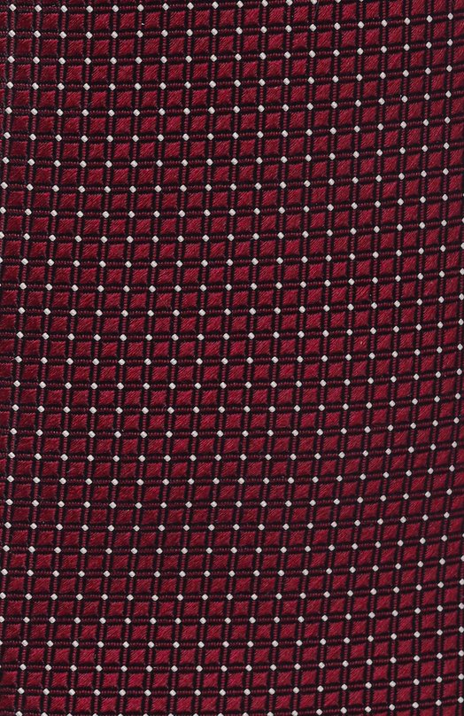 Шелковый галстук Zilli CRAV02M0600VRH000 Бордовый  CRAV02M0600VRH000 Фото 4