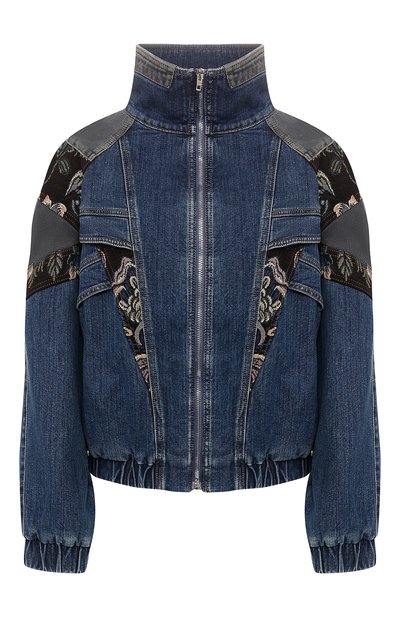 Джинсовая куртка STELLA MCCARTNEY темно-синего цвета по цене 158500 руб., арт. 600319/SNH62, фото 1 Джинсовая куртка STELLA MCCARTNEY, арт. 600319/SNH62, фото 1