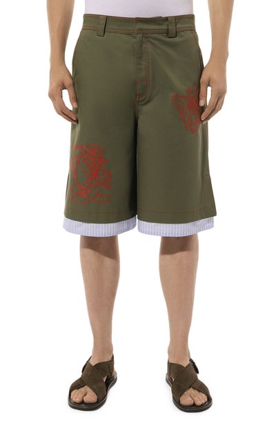 Хлопковые шорты OFF-WHITE, арт. 0MCB072F24FAB001, фото 3