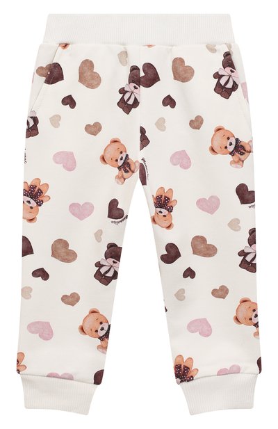 Хлопковые джоггеры MONNALISA, арт. 39B408, фото 1