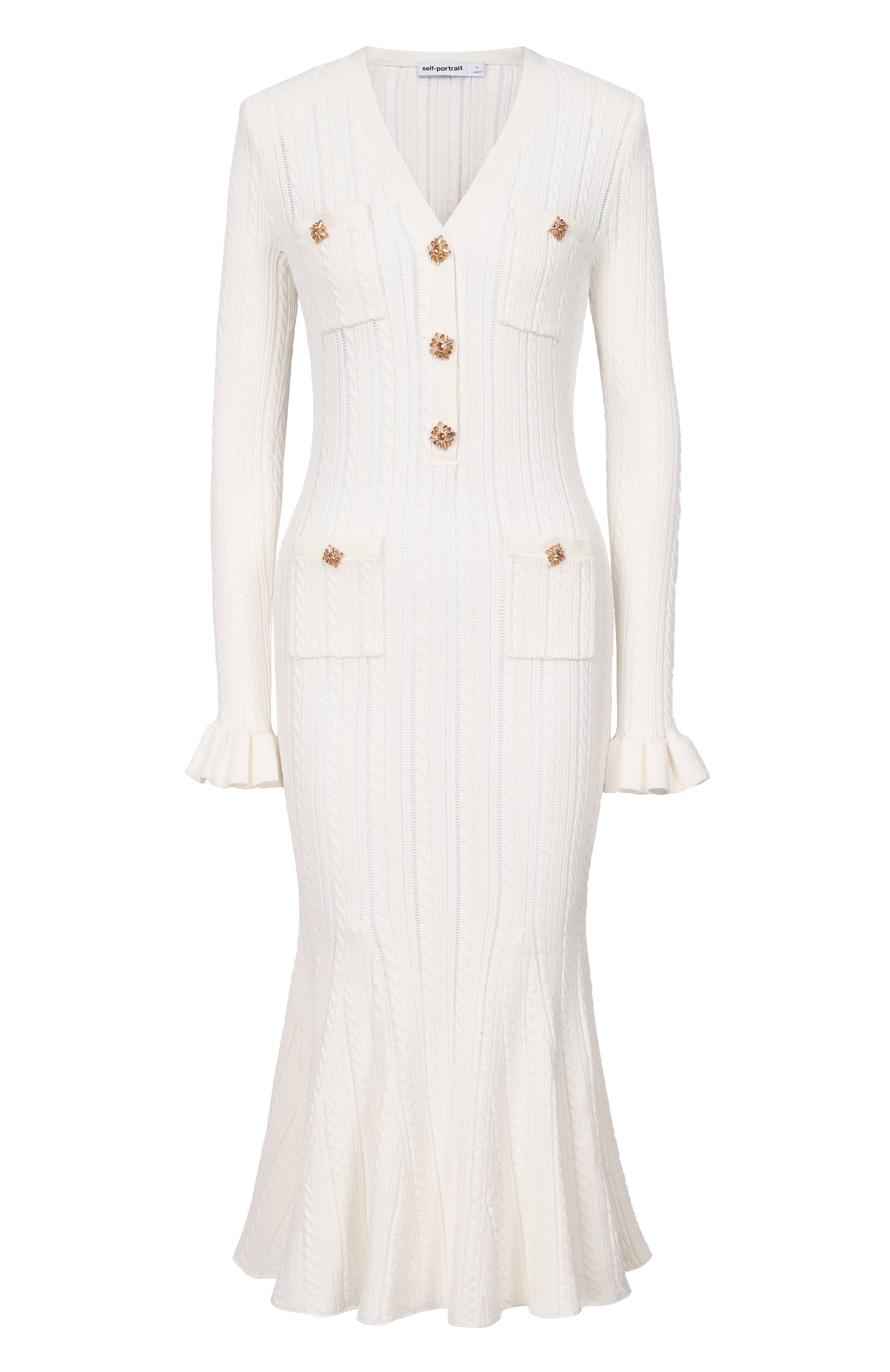 Платье SELF-PORTRAIT, арт. SS26-051M-W, фото 1