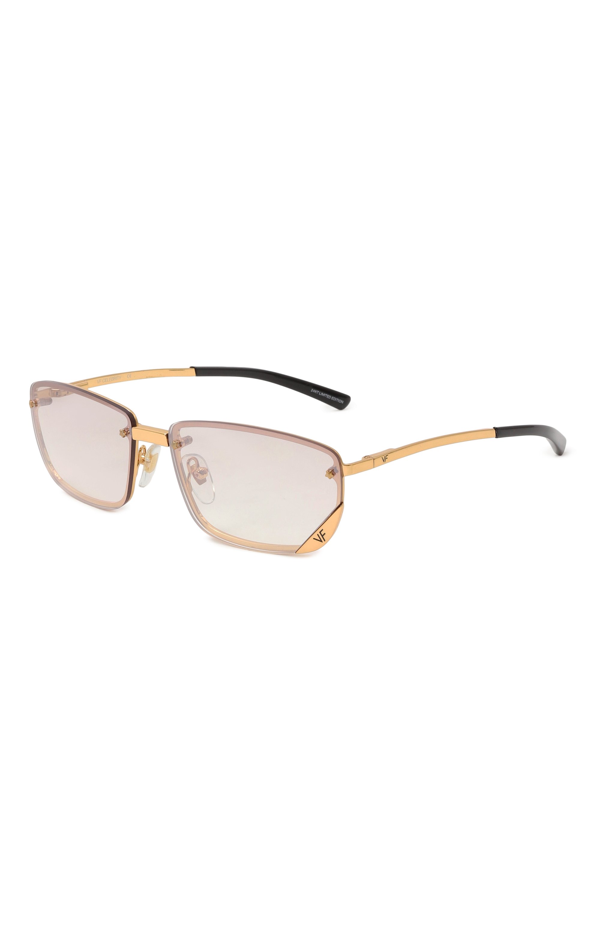Солнцезащитные очки VINTAGE FRAMES, арт. VF CELEBRITY 24KT G0LD/SM0KE BR0WN, фото 1