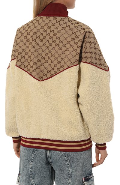Толстовка the north face x gucci GUCCI разноцветного цвета по цене 172800 руб., арт. 672394 XJDS0, фото 4 Толстовка the north face x gucci GUCCI, арт. 672394 XJDS0, фото 4