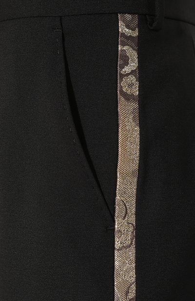 Шерстяные брюки DOLCE & GABBANA, арт. FTBEPT/FUBAJ, фото 5