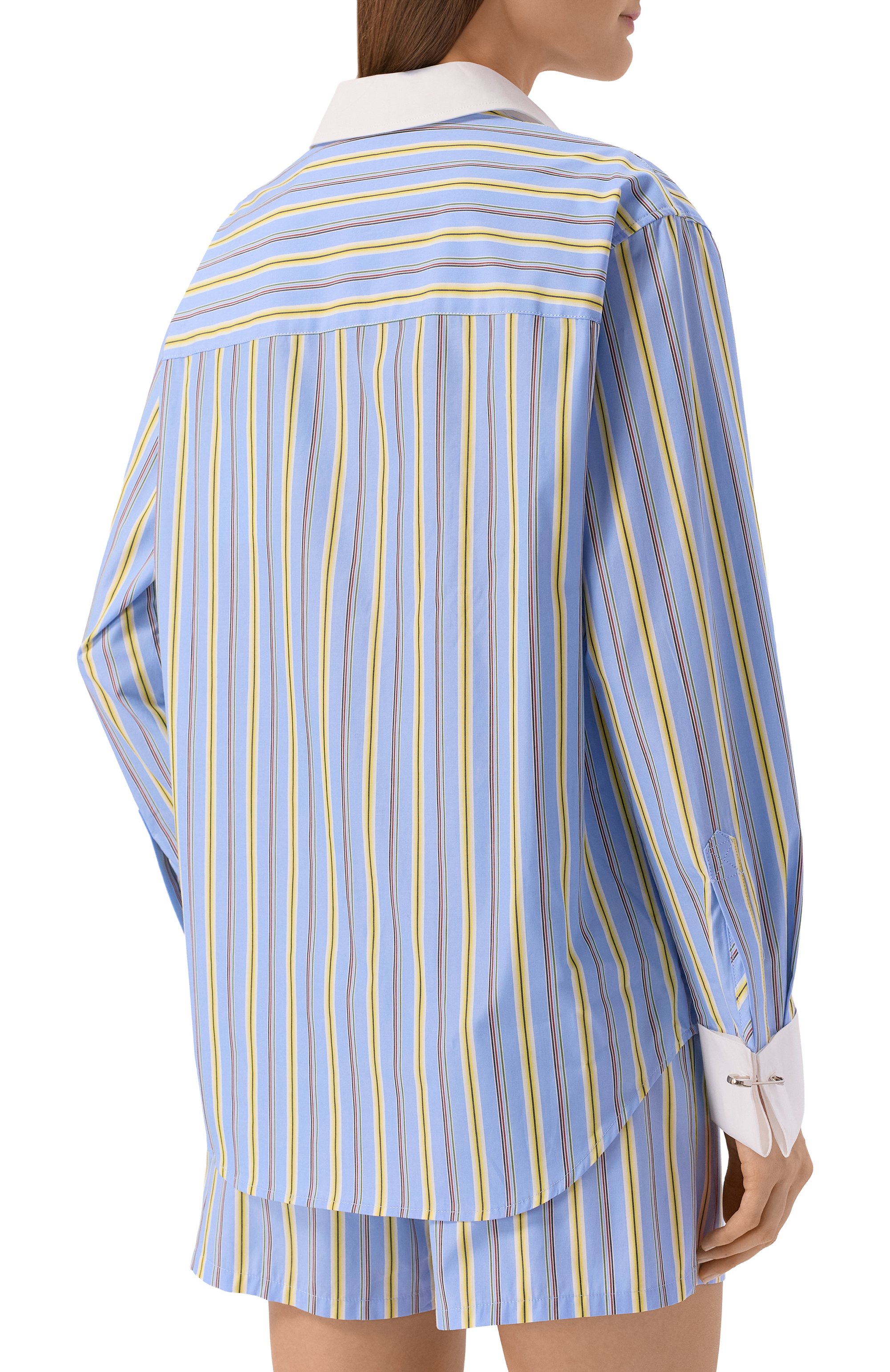 Хлопковая рубашка ZADIG AND VOLTAIRE, арт. WWSH02300, фото 4