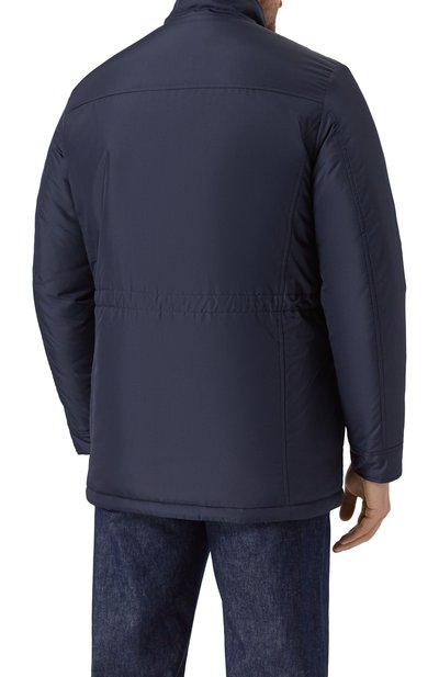 Утепленная куртка CANALI темно-синего цвета по цене 145500 руб., арт. 020391U/SG01121, фото 4 Утепленная куртка CANALI, арт. 020391U/SG01121, фото 4