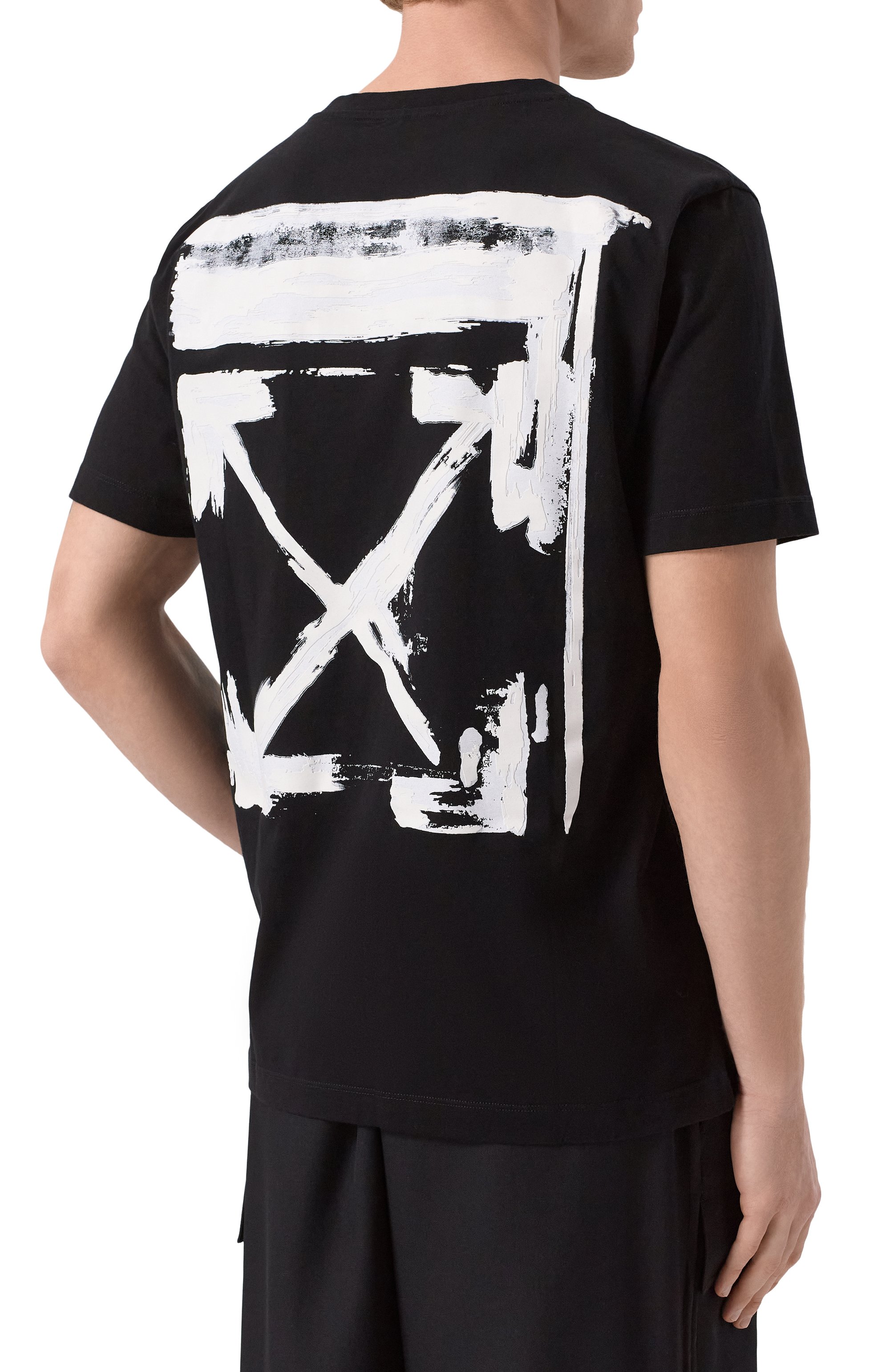 Хлопковая футболка OFF-WHITE, арт. 0MAA027F25JER007, фото 4