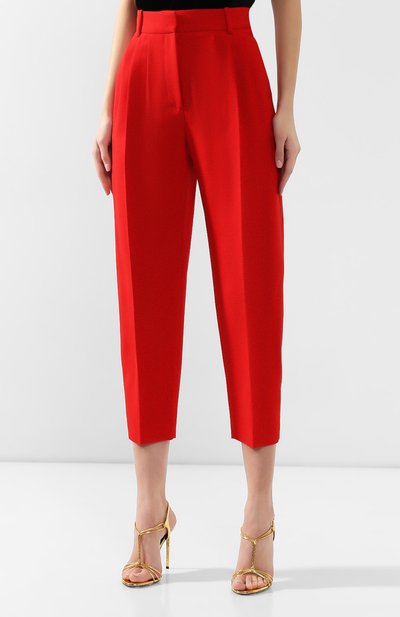 Брюки из смеси шерсти и шелка ALEXANDER MCQUEEN, арт. 577572/QJAAA, фото 3