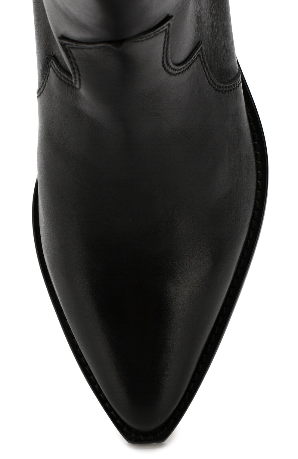 Кожаные сапоги danvee ISABEL MARANT черного цвета по цене 83500 руб., арт. DENVEE/BT0072-19A008S, фото 5 Кожаные сапоги danvee ISABEL MARANT, арт. DENVEE/BT0072-19A008S, фото 5