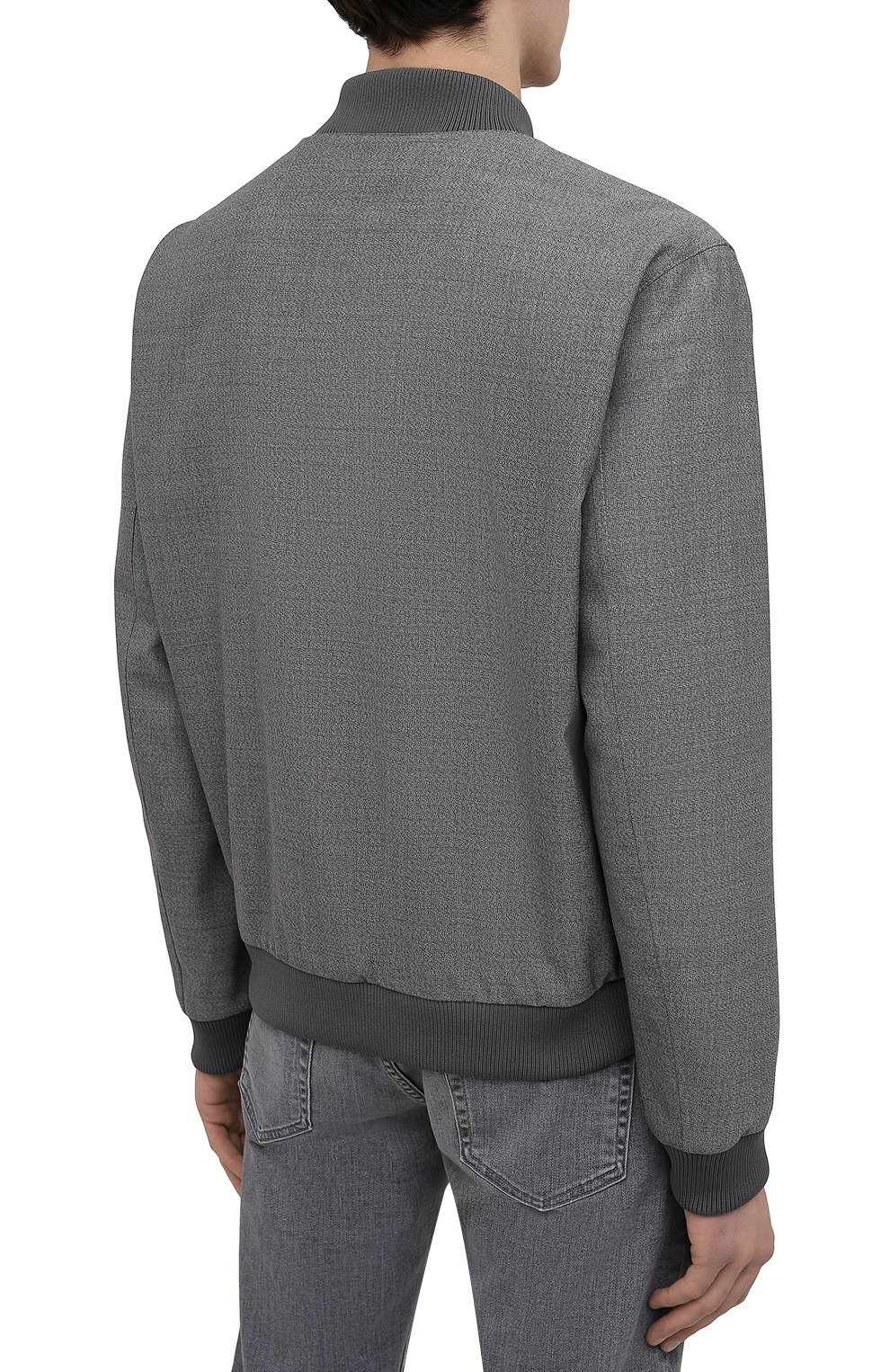 Шерстяной бомбер BOSS, арт. 50450203, фото 4