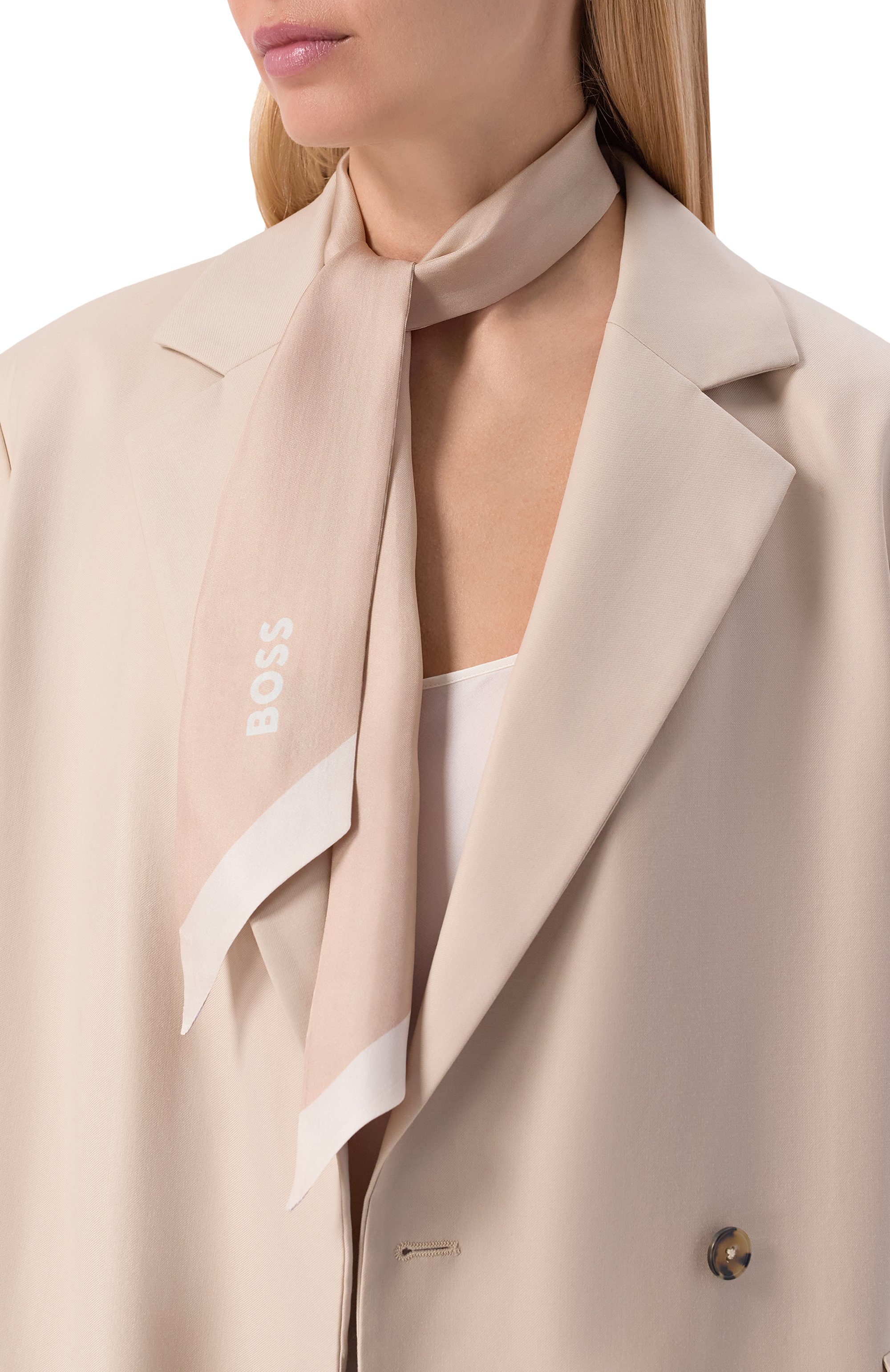 Шелковый шарф-твилли BOSS, арт. 50555863, фото 2