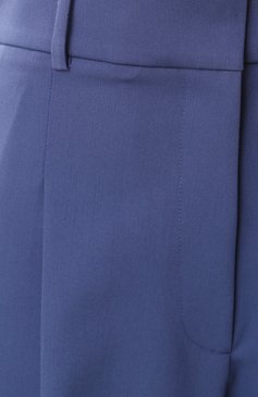 Женские шорты IN THE MOOD FOR LOVE голубого цвета, арт. RS2501100002 | Фото 6 (Длина Ж (юбки, платья, шорты): Мини; Драгоценные камни: Проставлено; Материал сплава: Проставлено; Стили: Кэжуэл; Кросс-КТ: костюм; Материал внешний: Синтетический материал)