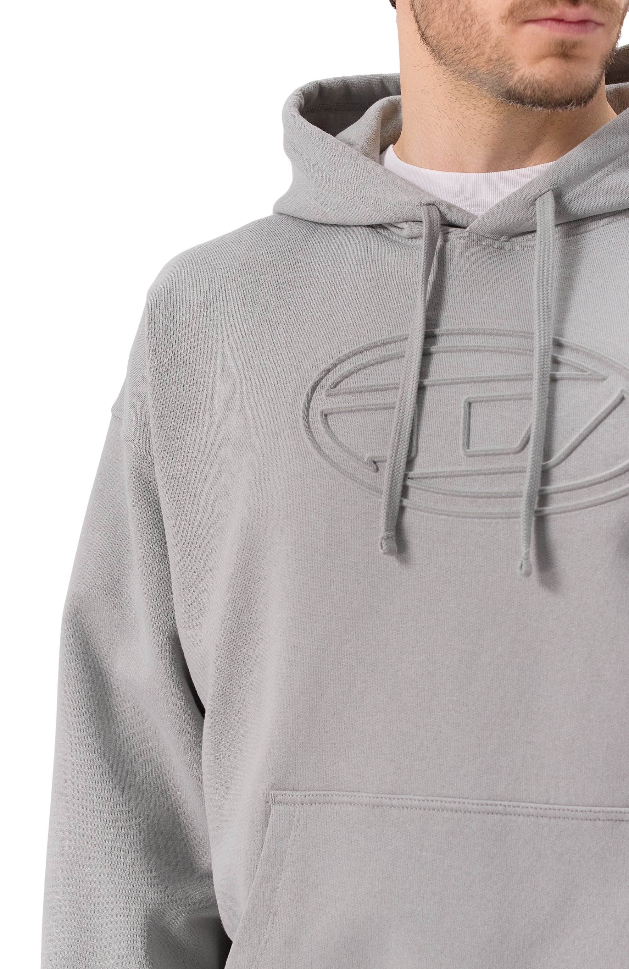 Хлопковое худи DIESEL, арт. A03791/0JYYJ, фото 5