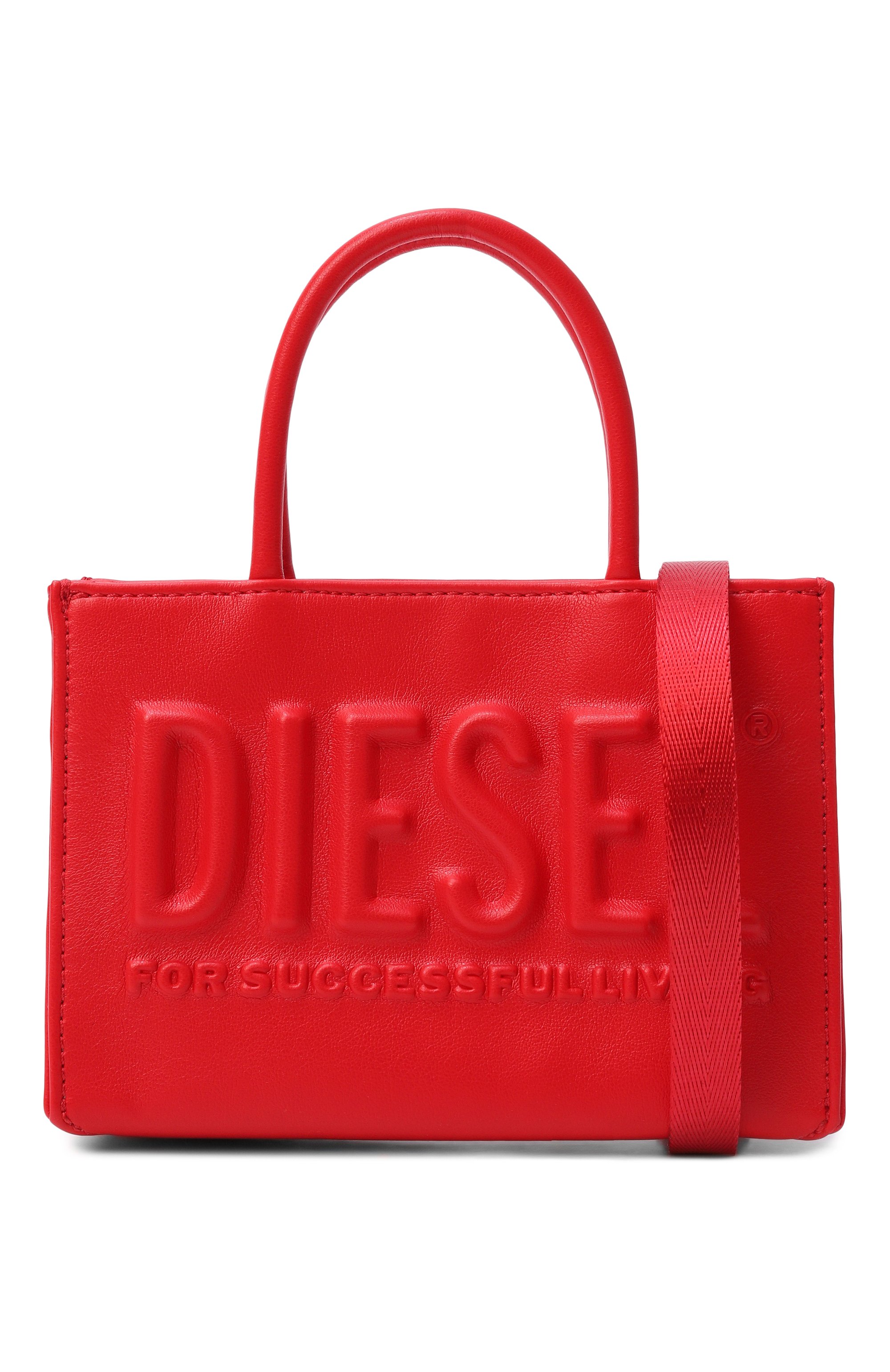 Сумка dsl 3d DIESEL красного цвета по цене 24200 руб., арт. J02529/P8073, фото 4 Сумка dsl 3d DIESEL, арт. J02529/P8073, фото 4