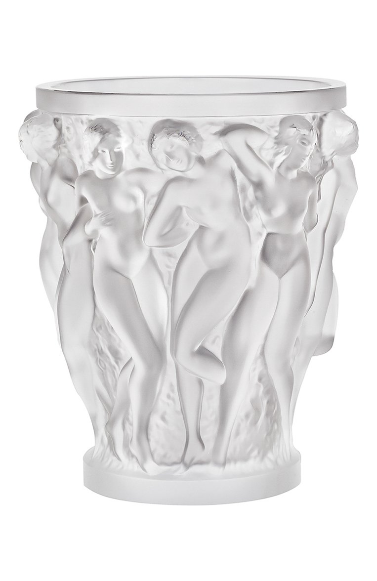 Ваза bacchantes xxl LALIQUE прозрачного цвета, арт. 10119500 | Фото 1 (Статус проверки: Проверена категория; Коллекция: Bacchantes; Нос: Не проставлено; Региональные ограничения белый список (Axapta Mercury): Не проставлено; Автоматизация Diginetica: Не назначено; Ограничения доставки: fragile-2)