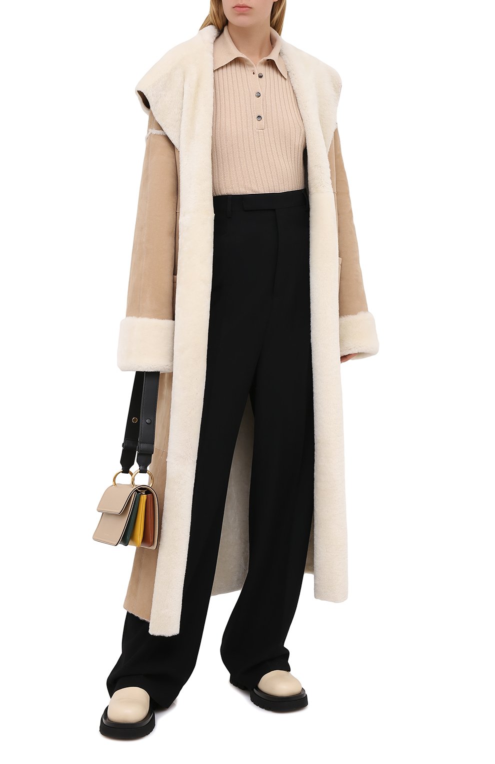 Дубленка с поясом KITON, арт. D50672X04T72, фото 3