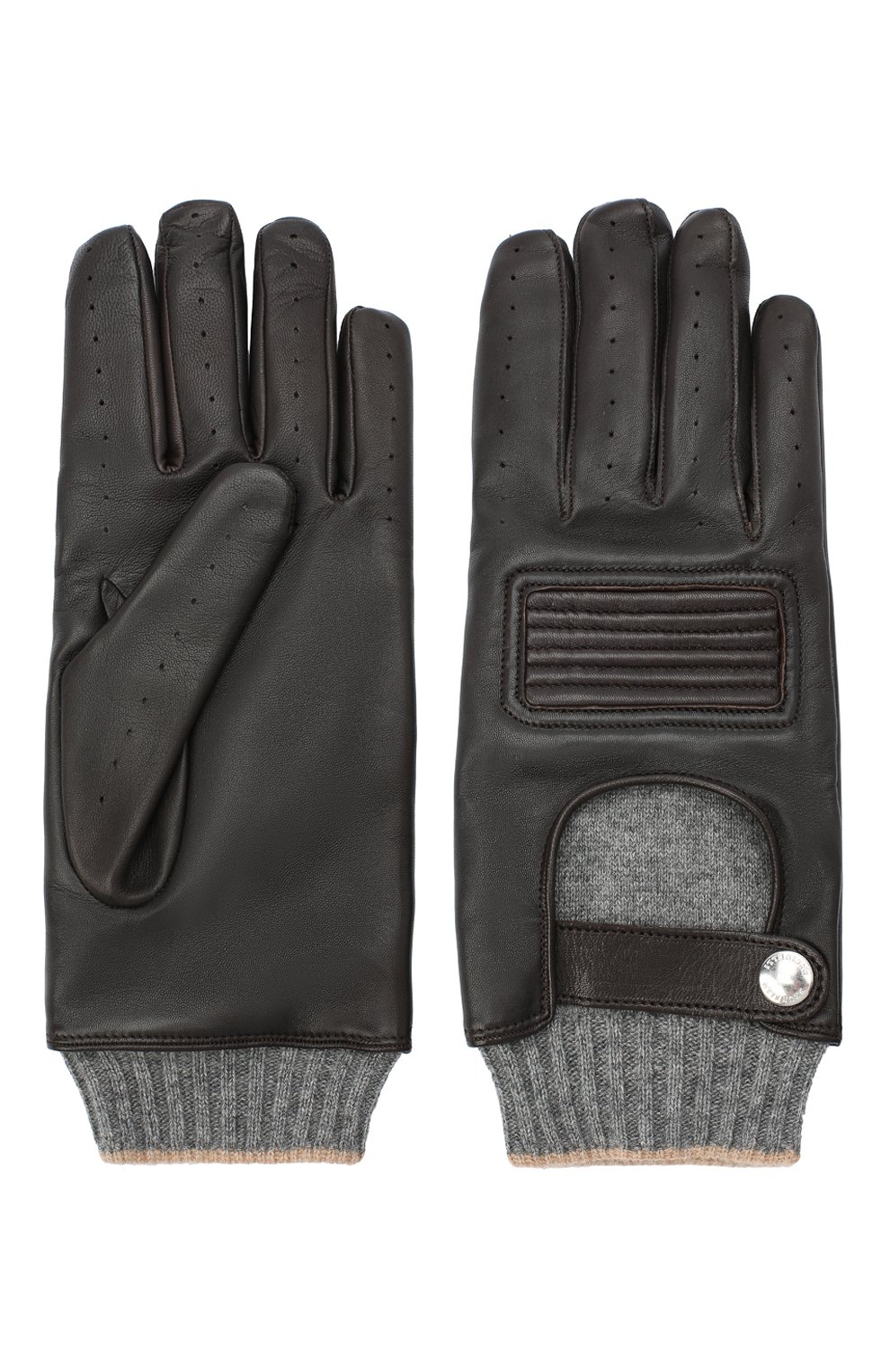 Кожаные перчатки BRUNELLO CUCINELLI, арт. MPCN93808, фото 2