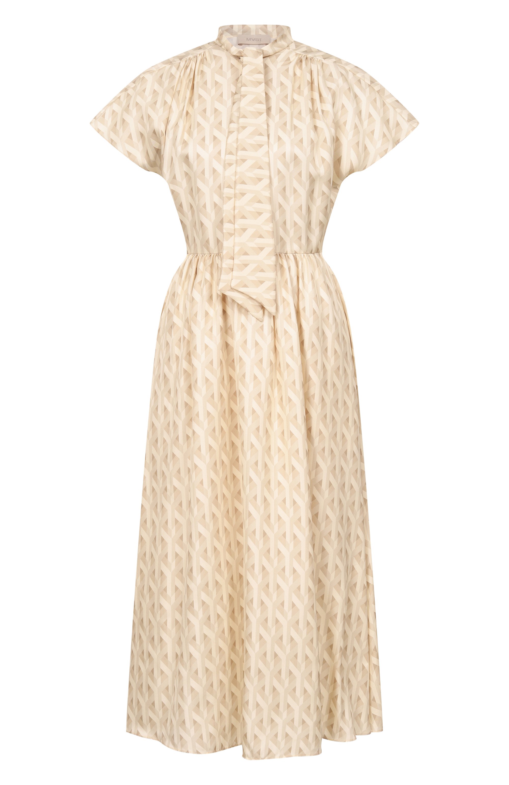 Шелковое платье MVST, арт. M26.2PW.D032/F127 TWILL PRINT, фото 1