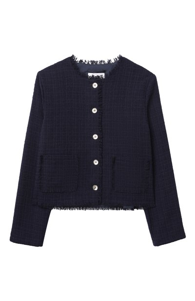 Твидовый жакет IL GUFO, арт. P25GR217C5052/16A