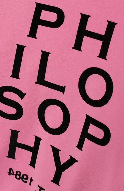 Хлопковый свитшот PHILOSOPHY DI LORENZO SERAFINI KIDS, арт. PJFE16/FE147/UH002/S-M, фото 3