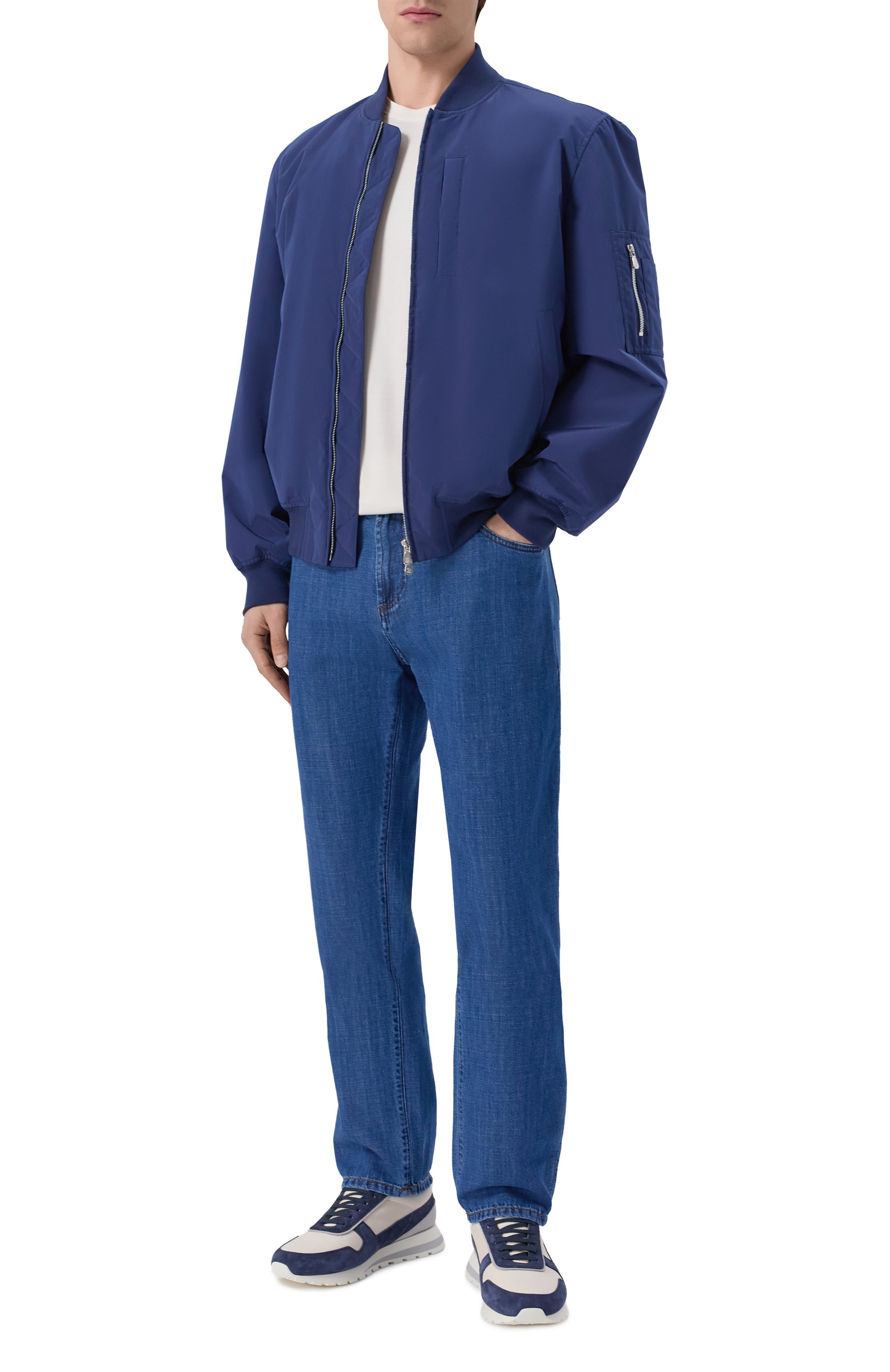 Джинсы roma RICHARD J. BROWN синего цвета по цене 41600 руб., арт. R0MA RZ/T263_001, фото 2 Джинсы roma RICHARD J. BROWN, арт. R0MA RZ/T263_001, фото 2