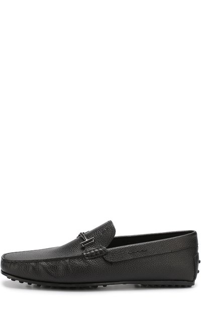 Кожаные мокасины с пряжкой TOD’S черного цвета по цене 56500 руб., арт. XXM0LR0Z120L1A, фото 3 Кожаные мокасины с пряжкой TOD’S, арт. XXM0LR0Z120L1A, фото 3