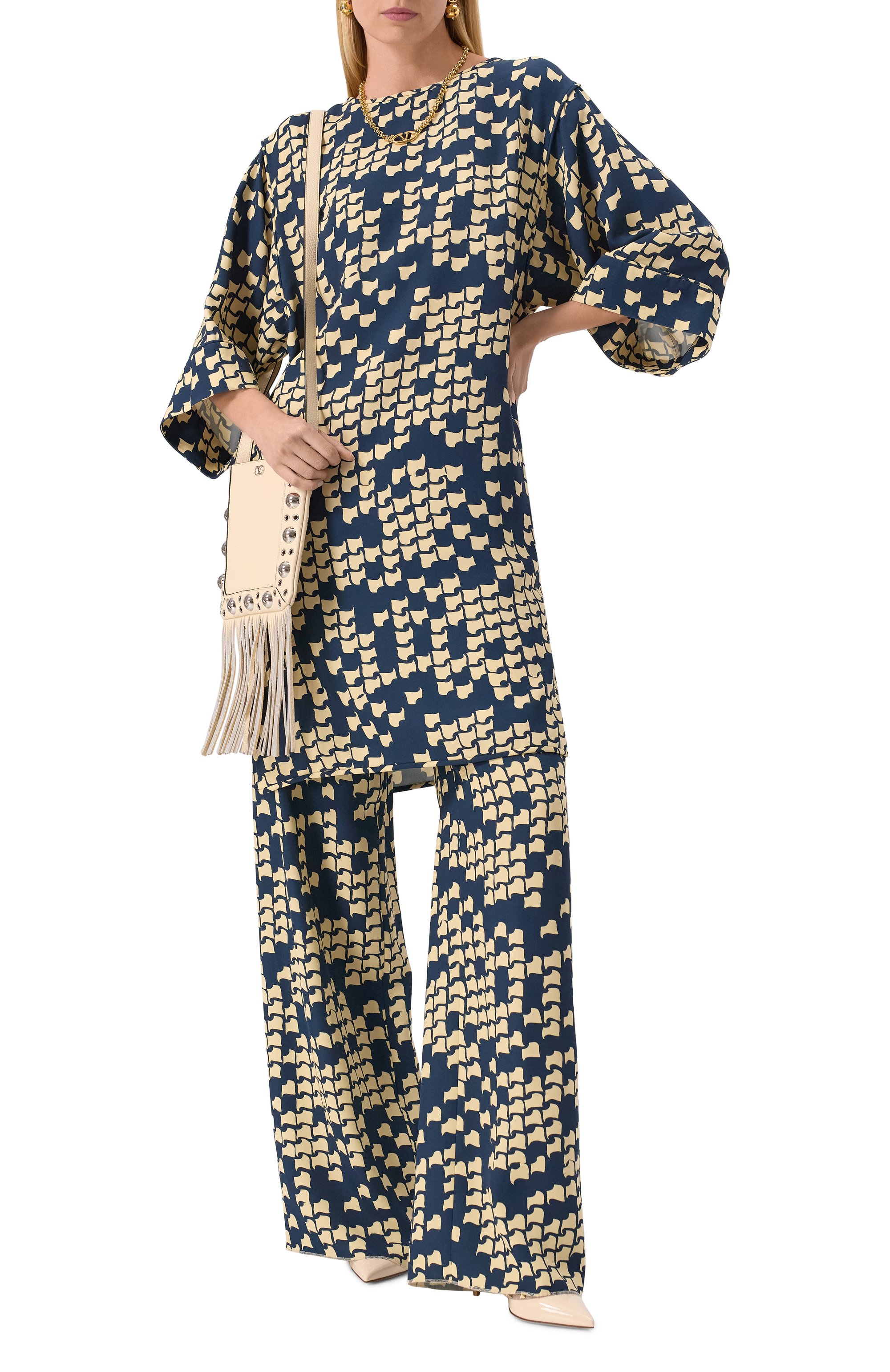 Шелковое платье VALENTINO, арт. 6B3VAEW393Q, фото 2