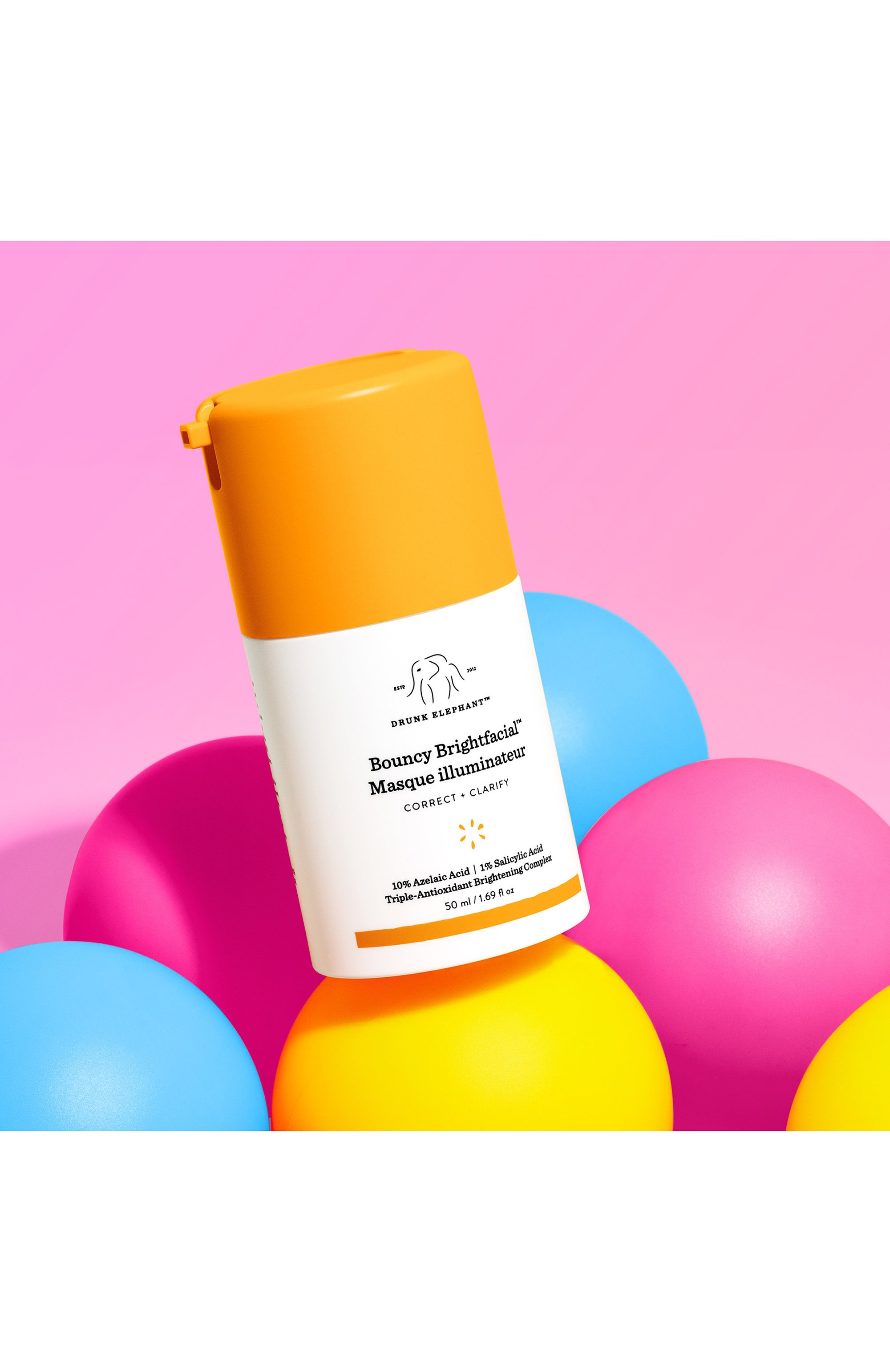 Антиоксидантный осветляющий комплекс тройного действия bouncy brightfacial (50ml) DRUNK ELEPHANT бесцветного цвета по цене 8700 руб., арт. 42801347DE, фото 3 Антиоксидантный осветляющий комплекс тройного действия bouncy brightfacial (50ml) DRUNK ELEPHANT, арт. 42801347DE, фото 3