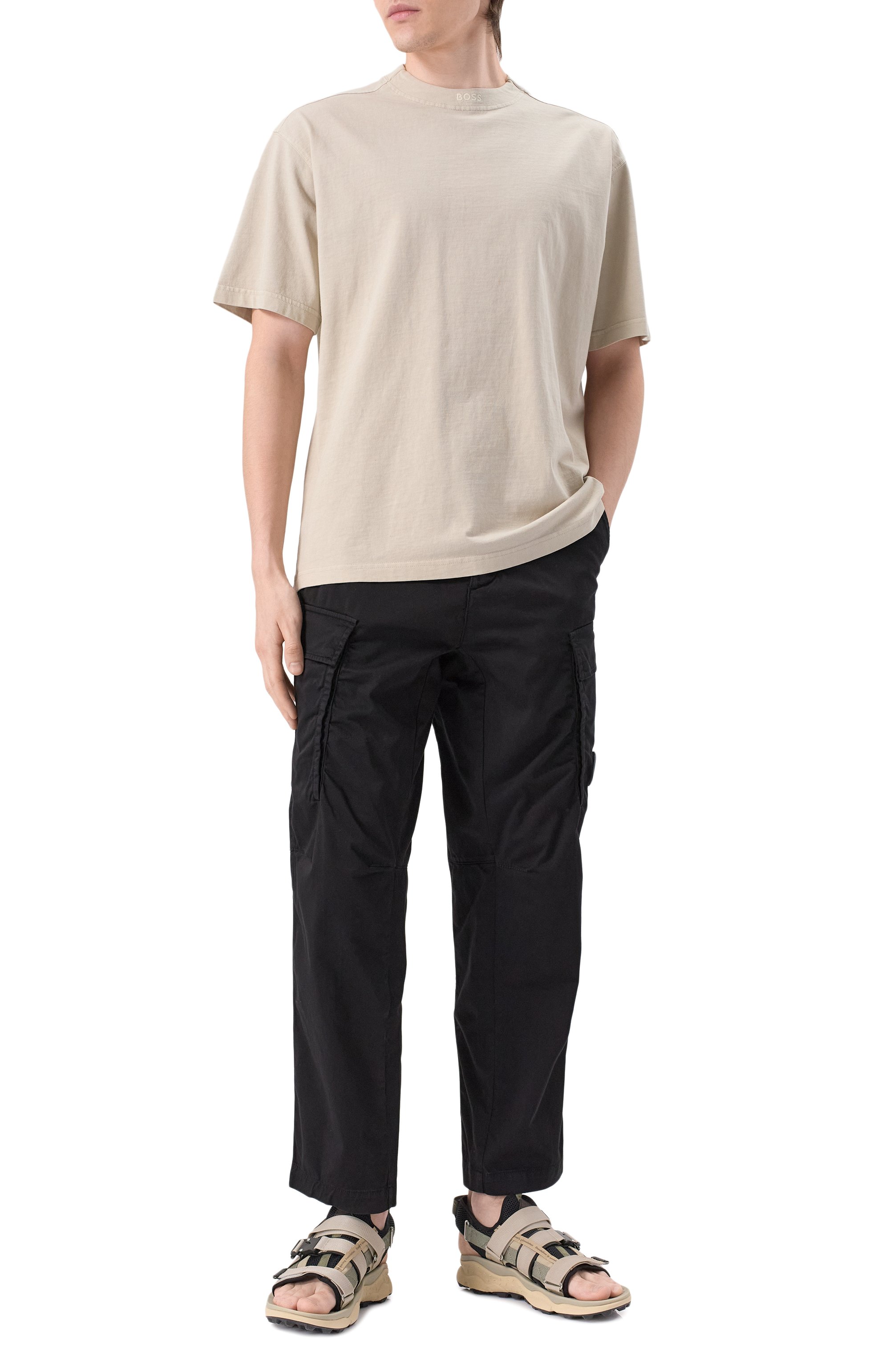 Хлопковые брюки-карго C.P. COMPANY, арт. 18CMPA166A005694G, фото 2