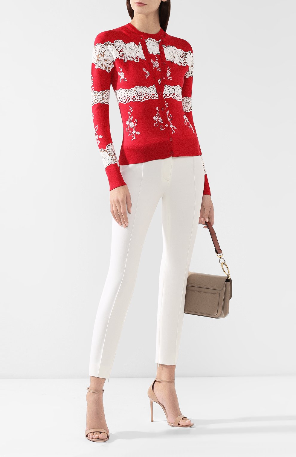 Кардиган из смеси шелка и хлопка DOLCE & GABBANA, арт. FX359T/JASFF, фото 2