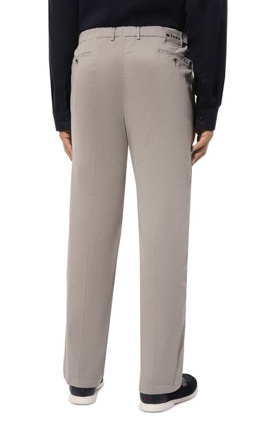 Брюки из хлопка и шелка KITON, арт. UFPPEK0606D, фото 4