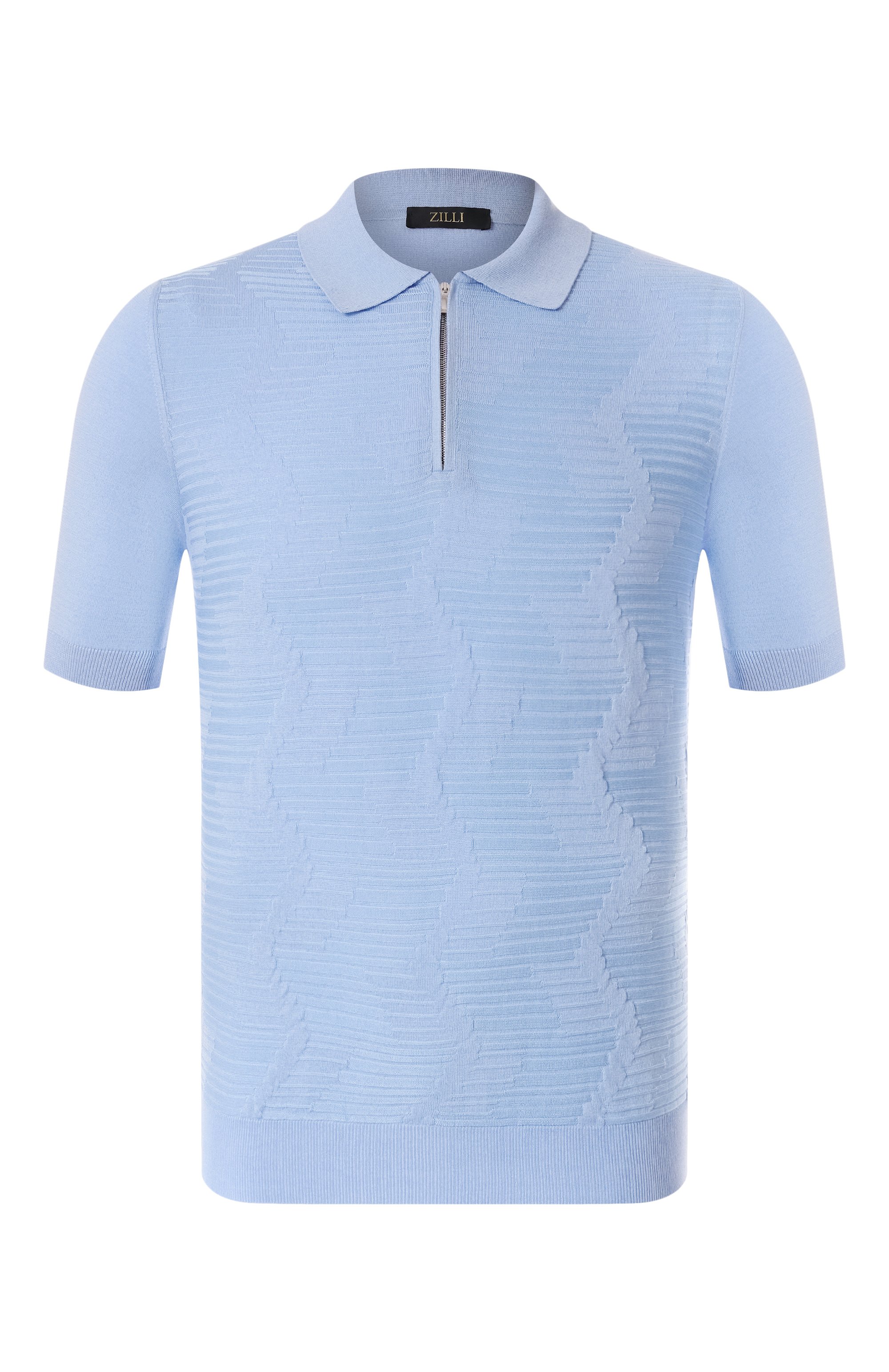 Поло из шелка и хлопка ZILLI, арт. KZP002M0142VTNW00_62-64, фото 1