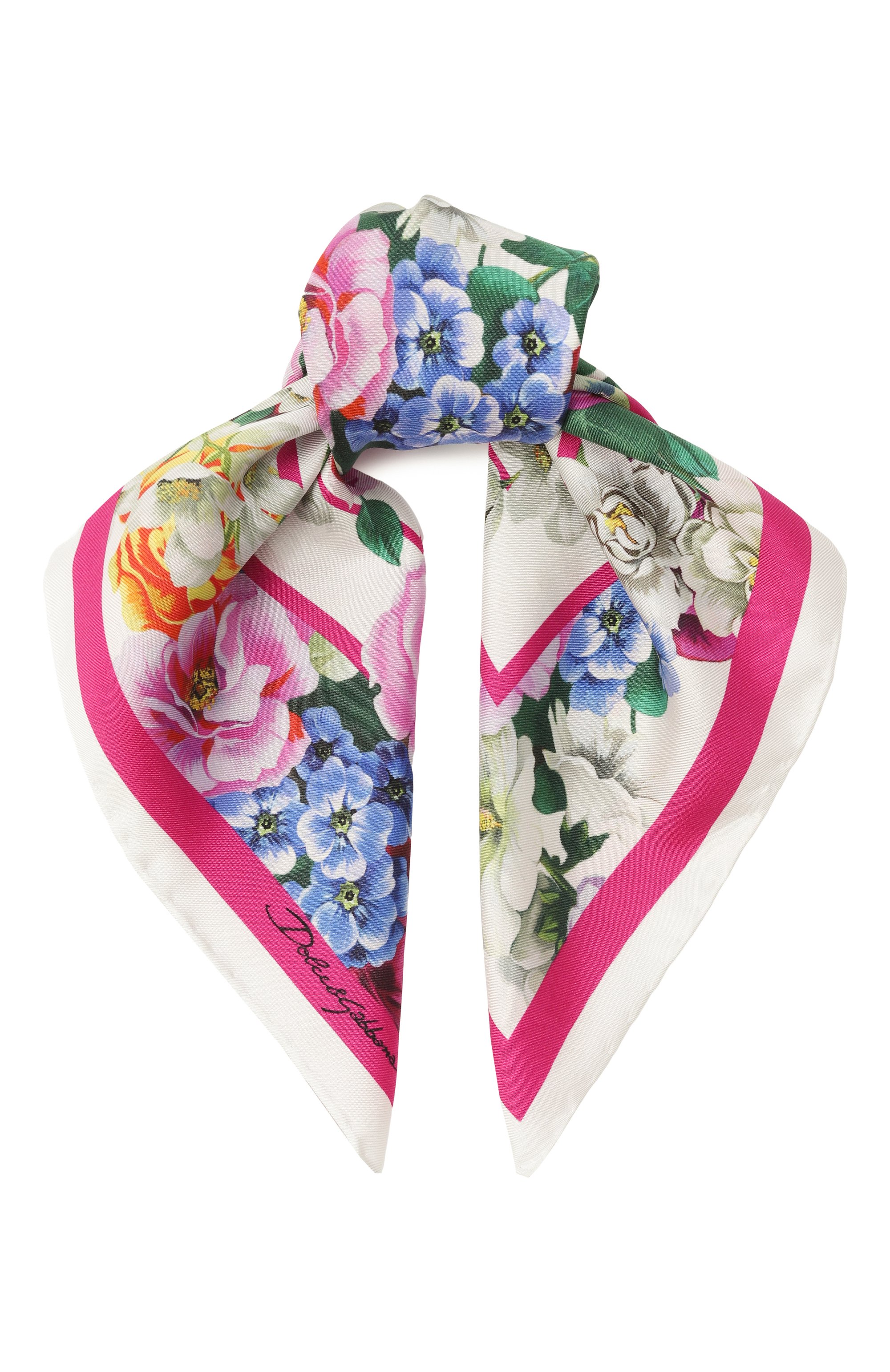 Шелковый платок DOLCE & GABBANA, арт. FN093R/GDCWC, фото 1